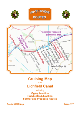 Lichfield Canal Including Ogley Junction Huddlesford Junction Former and Proposed Routes