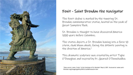 Fenit - Saint Brendan the Navigator