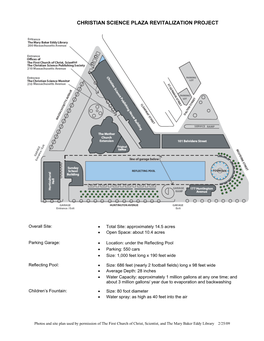 Christian Science Plaza Revitalization Project