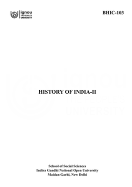History of India-Ii