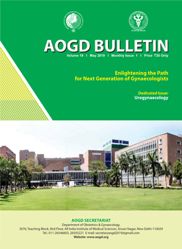 AOGD Bulletin May 2019.Indd