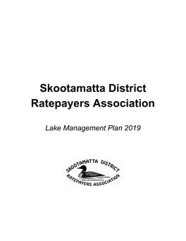 SDRA Lake Management Plan