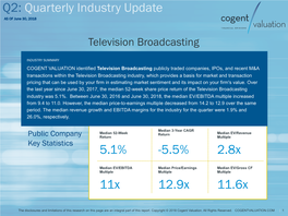 Television Broadcasting 2018 Q2