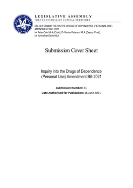 Submission-31-Drug-Free-Australia.Pdf