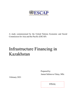 Infra Financing Kazakhstan Final