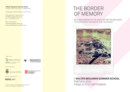 The Border of Memory