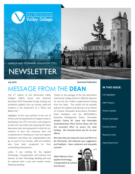 CTE Newsletter (July 2019)