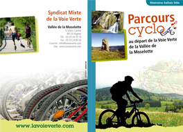 Parcours Vallée De La Moselotte 12 Place Caritey 88120 Vagney Cyclo Tél