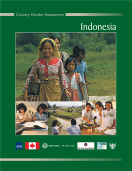Indonesia: Country Gender Assessment