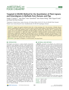 Targeted LC-MSMS Lignans Targeted .PDF