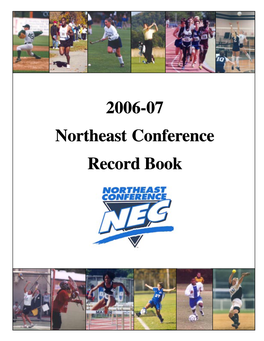 2006-07 Northeast Conference Record Book 2006-07 Northeast