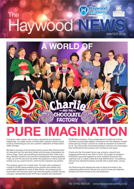 PURE IMAGINATION a Luminous Roller-Coaster Ride of Colour, Spectacles and Fantastical GCSE Dance Students