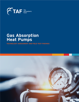 Gas Absorption Heat Pumps