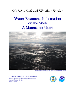 Water Resources Information on the Web: a Manual for Users