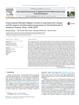 Using Landsat Thematic Mapper Records to Map Land Cover Change