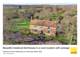 Beautiful Medieval Farmhouse in a Rural Location with Acreage