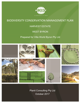 Biodiversity Conservation Management Plan