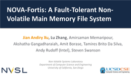 NOVA-Fortis: a Fault-Tolerant Non-Volatile Main Memory File