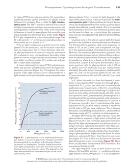 Photosynthesis: Physiological and Ecological Considerations 251