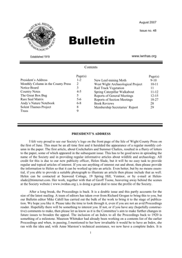 Bulletin, Aug 07.Pub