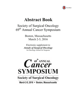 Cancer Symposium