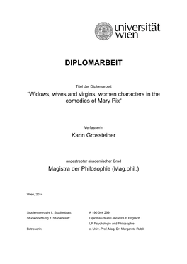 Diplomarbeit