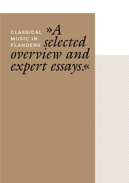 A Selected Overview and Expert Essays.«