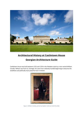 Architectural History at Castletown House Georgian Architecture Guide