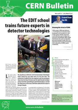 The EDIT School Trains Future Experts in Detector Technologies