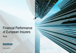 Financial Performance of European Insurers Study