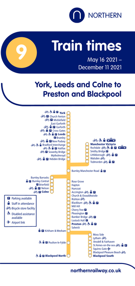 York to Leeds, Preston & Blackpool North