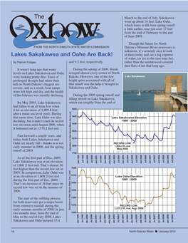 Lakes Sakakawea and Oahe Are Back! SWC A