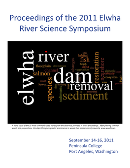 Proceedings of the 2011 Elwha River Science Symposium