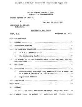 Case 1:09-Cr-10166-MLW Document 909 Filed 11/17/16 Page 1 of 69