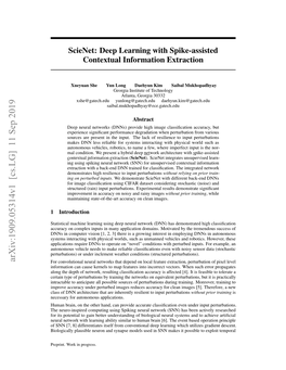 Deep Learning with Spike-Assisted Contextual Information Extraction