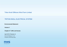 Triton Knoll Offshore Wind Farm Limited Triton Knoll Electrical System All Pre-Existing Rights Reserved