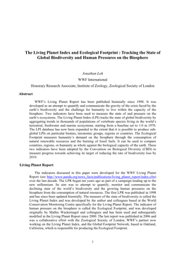 J Loh OECD World Forum Paper