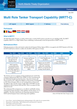 Multi Role Tanker Transport Capability (MRTT-C)