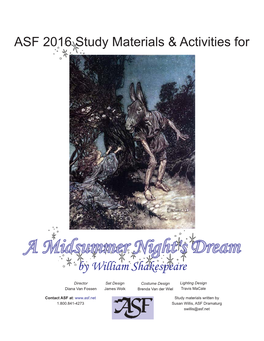 A Midsummer Night's Dream by William Shakespeare