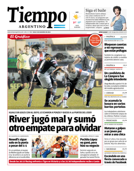 River Jugó Mal Y Sumó Otro Empate Para Olvidar