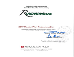 2017 Adopted Master Plan Reexamination Report