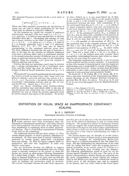 NATURE August 17, 1963 VOL. 199