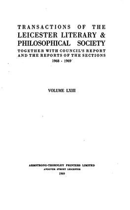 Volume 63 – 1969
