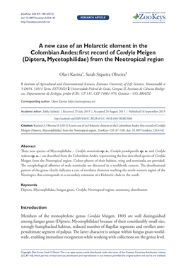 (Diptera, Mycetophilidae) from the Neotropical Region