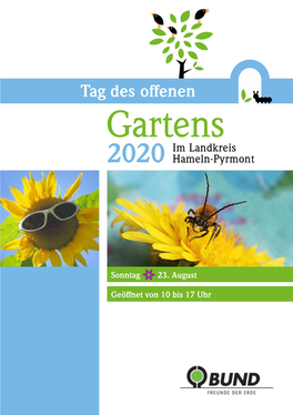 Gartens Im Landkreis 2020 Hameln-Pyrmont