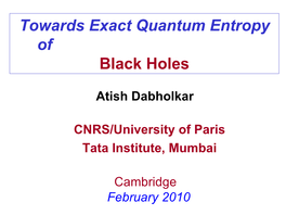 Exact Counting of Black Hole Microstates