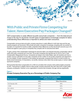 CEO Compensation Is Vastly Different at Public and Private Companies — from the Total Amount of Pay to the Way It’S Structured