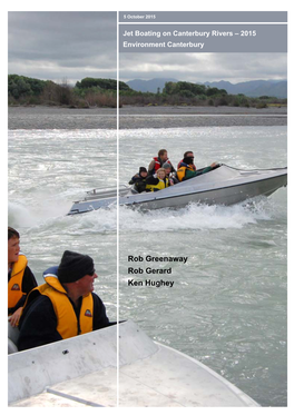 Jet Boating on Canterbury Rivers – 2015