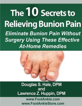 Bunion Treatment from the Foot and Ankle Center of Washington