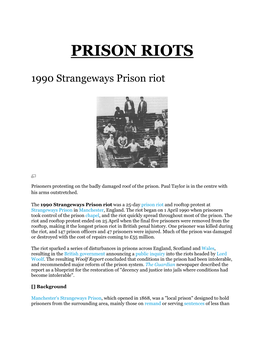 Prison Riots